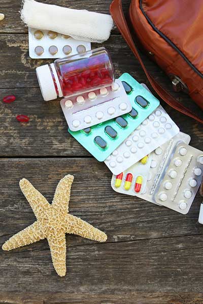 Conserver ses médicaments sur ses lieux de vacances